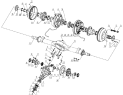 2400D120 Rear axle assembly