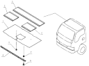 5702D4 Front peak inner decoration and ventilation