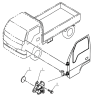 6106E0 Door hinge assembly