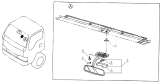8201E0 Inner rear view mirror