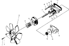 Cooling water pump fan puliey