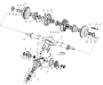 2400D4-sg0 Rear axle assembly