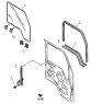 6103E0 Door glass