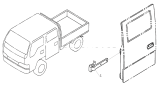 6206B3 Back-door hinge