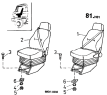 Сиденье водителя, сиденье пассажира (680/1)