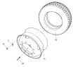 5460-3101711-60 Колесо 9.00x22,5 стальное с шиной