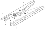 Поперечина балансирной подвески 2801P-ZXC97