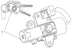 Замок зажигания 3704A-C0100