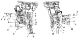 Защитная панель переднего пучка проводов 3724Z-C0100