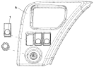 Выключатель передних противотуманных фар 3750T-C0100
