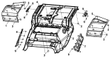 Теплоизоляционная накладка пола 5110B-C0100