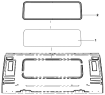Заднее стекло 5603A-C0100