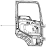 Дверь правая в сборе 6101B-C0102