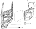 Внутренняя отделка правой двери 6102B-C0103