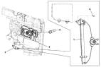 Левый стеклоподъемник в сборе 6104A-C0100
