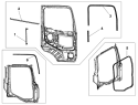 Уплотнители правой двери 6107B-C0100