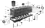 Блок цилиндров/Cylinder block (I)