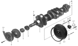 Вал коленчатый и маховик/Crankshaft flywheel