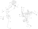 Управление акселератором/Acceleration transmision device-chassis (RHD)