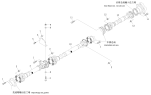 Карданная передача/Propeller shaft (2, 110X6, 6X4)