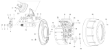 Передний мост/Front axle (7.5T, w/hand adjusting arm, RH knuckle arm)-2