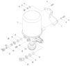 Воздухоосушитель/Air dryer assembly (with muffler)