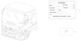 Идентификационная табличка/Nameplate (for ordinary export vehicle)