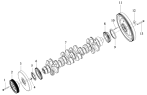 Коленчатый вал и маховик/Crankshaft and Flywheel
