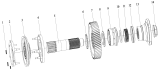 Коробка передач/Mainshaft, Auxiliary Transmission