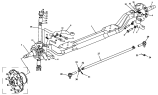 Передняя ось/Front Shaft and Steering Tie Rod