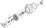 Ступица переднего колеса с тормозным барабаном/Hub and Brake Drum, Wheel (FR)