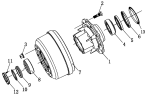 Ступица заднего колеса с тормозным барабаном/Hub and Brake Drum, Wheel (RR)