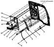 Компоненты обшивки боковины и посадочного поручня/Side Wall Guard Board and Get On/Off Armrest Assembly (III)