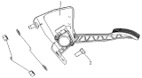 Педаль акселератора/Electric accelerate assemby