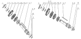 Коробка передач/Countershaft assemby