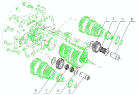Коробка передач/Idle gear composite member