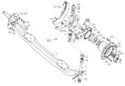 Управляемый мост/First axle of the doule front axle (HR9,medium-long axle distance,no ABS,with cover)