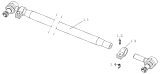 Рулевые тяги/Second axle steer tie rod