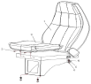 Сиденье пассажира/Chair assemby (right)