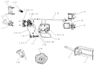 Замок двери/Cab door lock, oil tank cover and igite lock rod assemby