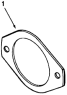 Прокладка насоса ГУР/Gasket, power steering pump 1S42591000201