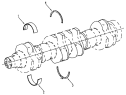 Подшипники/Crank shaft bearing 1S42591000201