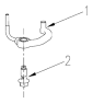 Форсунка охлаждения поршня/Piston cooling nozzle 1S42591000201