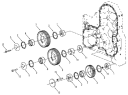 Шестерни/Idler gear, gear chamber 1S42591000201