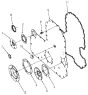 Крышка/Cover plate, gear chamber (FR) 1S42591000201