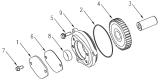 Привод агрегатов/Accessory drive, gear train (FR) 1S42591000201