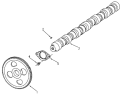 Распределительный вал/Camshaft assembly 1S42591000201