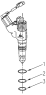 Форсунка/Injector assembly 1S42591000201