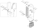 Воздухозаборник/High-mounted intake pipe device 1S41891191201