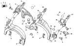 Механизм переключения передач/Gear shift cover assembly-2 1S41891710701
